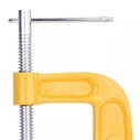 Deli Σφιγκτήρας Τύπου C Dl-G205 Με Μέγιστο ʼνοιγμα 125mm, Κίτρινος