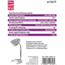 Φωτιστικό Γραφείου Avide Basic C Base Μαύρο
