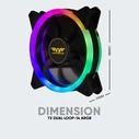 Case Fan Armaggeddon DUAL LOOP 14CM ARGB