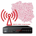 Manta DVBT025PRO Ψηφιακός Δέκτης DVB-T2 (HEVC/H.265) με HDMI/SCART/USB