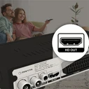 Manta DVBT025PRO Ψηφιακός Δέκτης DVB-T2 (HEVC/H.265) με HDMI/SCART/USB