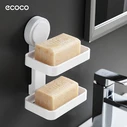 Βάση Σαπουνιού Ecoco E1508, Διπλή, Λευκή