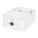 Θήκη Οργάνωσης Ecoco E2334, Επιτραπέζια, 28X21X11Cm, Λευκή