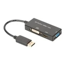 Αντάπτορας DisplayPort Digitus 3in1 - DisplayPort/HDMI+DVI+VGA - 20 cm