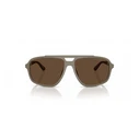 Emporio Armani Men's Sunglasses EA4236U 543773 - Grey Frame, Brown Lenses (59/15/145 mm)