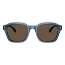 Emporio Armani Men's Sunglasses EA4245U 624787 - Blue Acetate Frame, Brown/Grey Lenses (54/21/145 mm)