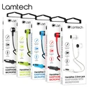 Handsfree Ακουστικά Lamtech With MIC 3,5mm JACK RED