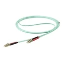 Καλώδιο Οπτικής Ίνας StarTech.com 10 m OM4 LC to LC Multimode Duplex Fiber Optic Patch Cable - Aqua - 50/125
