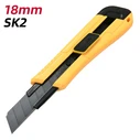 DELI Utility Knife Snap Off Blade 18 mm SK2 Yellow