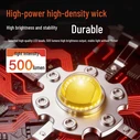 Deli Επαναφορτιζόμενος Φακός LED IPX4 500lm DL551051