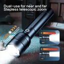 Deli LED Flashlight 200lm DL551053 Black