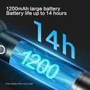 Deli LED Flashlight 200lm DL551053 Black