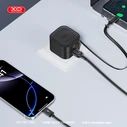 XO Φορτιστής Ταχείας Φόρτισης με Ανασυρόμενο Καλώδιο Type-C και 1 Θύρα USB-A EU 20W L165