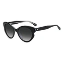KATE SPADE Elina Women's Sunglasses Black Acetate Frame 53/17/140 mm (100% UV Protection)