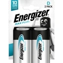Αλκαλικές Μπαταρίες Energizer Max Plus D (2τμχ)