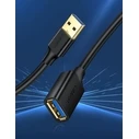 Καλώδιο USB Ugreen Επέκτασης 3.0 Θηλυκό USB-A σε Αρσενικό USB-A 1m Μαύρο
