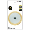 Φωτάκι Νυκτός Entac 0.5W Στρογγυλό Θερμό Πορτοκαλί
