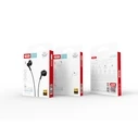 XO EP39 Ακουστικά Handsfree Half In-Ear 1.15μ Μαύρο