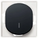Διακόπτης Τοίχου EON E625.E1 Single-pole with indication without cover frame soft-touch black