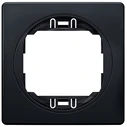 Πλαίσιο Διακόπτη EON E6801.E1E One-gang 80x80, soft-touch black with black holder
