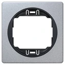 Πλαίσιο Διακόπτη EON E6801.SE One-gang 80x80, silver with black holder