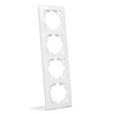 Πλαίσιο Διακόπτη Entac Arnold - Πρίζας 4 Θέσεων Οριζοντίως Λευκό
