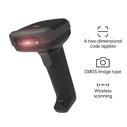 Deli Wireless Barcode Scanner Black ES221