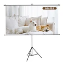 Projection Screen DELI Bracket Projector Screen 84 Inch Black
