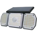 Προβολέας Entac Ηλιακός Τοίχου 2.3W SMD 3 Κεφαλές Φωτοκύτταρο + Τηλεχειριστήριο