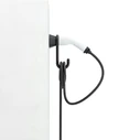 ENERGENIE Μαύρο Στήριγμα Καλωδίου Φόρτισης EV (EV-CH-01) - Πακέτο 24 τεμ.