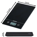 Ζυγαριά Κουζίνας First Austria FA-6400-BA Ψηφιακή Γυάλινη Μαύρη
