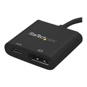 Αντάπτορας USB StarTech USB-C DisplayPort with USB Power Supply (USB PD) - 4K 60Hz Black