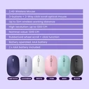 Ποντίκι Ασύρματο Alcatroz Airmouse V Lavender 1200Dpi