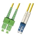 Microconnect Fiber Optic Cable SC/APC - LC/UPC 0.5 m Yellow (LSZH) FIB8410005