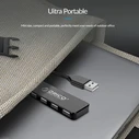 USB Hub Orico Fl01, 4X Θυρών, USB 2.0, 480Mbps, Μαύρο