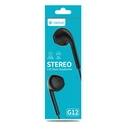 Handsfree Ακουστικά Celebrat G12, 3.5Mm Σύνδεση, Φ14.2Mm, 1.2M, Μαύρο
