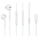 Handsfree Ακουστικά Celebrat με μικρόφωνο G17, Lightning, 1.2m, λευκά