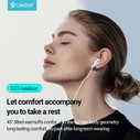 Handsfree Ακουστικά Celebrat G37, USB-C σύνδεση, 14.2mm, 1.2m, Λευκά