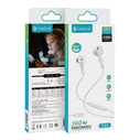 Celebrat G39 Earbuds Handsfree Ακουστικά με Βύσμα USB-C Λευκό