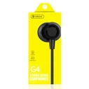 Handsfree Ακουστικά Celebra G4 με μικρόφωνο, 10mm, 1.2m, μαύρο