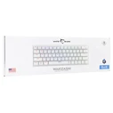 Gaming Πληκτρολόγιο White Shark Mechanical Gk-002221V2 Us Blue Switch Wakizashi-2 White