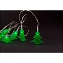Χριστουγεννιάτικα Λαμπάκια Entac Εσωτερικά PVC Πράσινα Δέντρα 10 LED 1,65μ (2xAA Δεν περιλαμβ.)