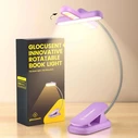 Φακός Διαβάσματος Glocusent LED GLCSNTA2402, επαναφορτιζόμενος, έως 60lm, μωβ