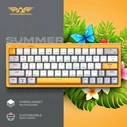 Gaming Πληκτρολόγιο Armaggeddon Trimode Mech Rgb Linear 63keys Gmk-100 Summer