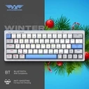 Gaming Πληκτρολόγιο Armaggeddon Trimode Mech Rgb Linear 63Keys Gmk-100 Winter