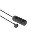 Microconnect 3-Socket Power Strip with Switch and 5 m Cable (GRU0035B)