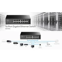Network Switch Cudy GS1016, 16-port Gigabit, 10/100/1000Mbps