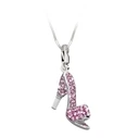 Γυναικείο Charm Glamour Gs1-30 (4cm) από Ασήμι Pink