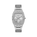 Γυναικείο Ρολόι Guess Gw0104L1 (38mm) Μεταλλικό Μπρασελέ Ασημί