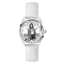 Γυναικείο Ρολόι Guess Gw0289L1 (36mm) Δερμάτινο Λουράκι Λευκό